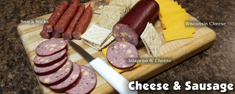 Cheese and sausage